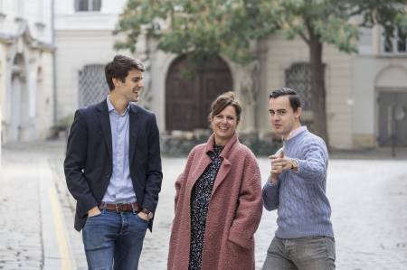 Das Wiener Sales Team: Lukas Wagner, Veronica Hewarth-Ambrosz, Max Trabitsch